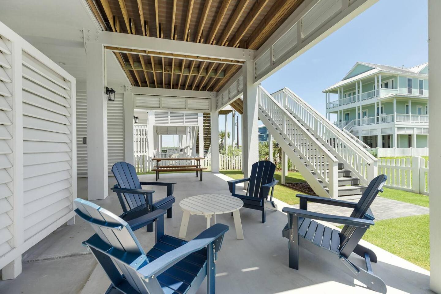 Beachfront Bliss Luxe 4Br House W Beach Access Villa Galveston Eksteriør bilde